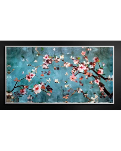 Tríptico decorativo flores 240x120cm