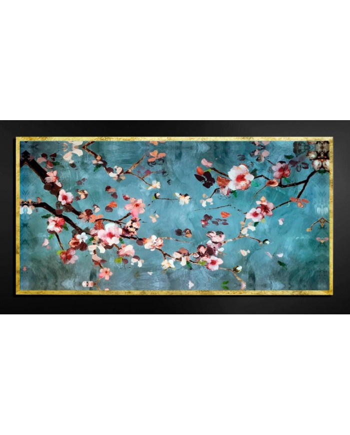 Tríptico decorativo flores 240x120cm