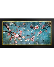 Tríptico decorativo flores 240x120cm