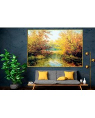 Tríptico decorativo flores 240x120cm