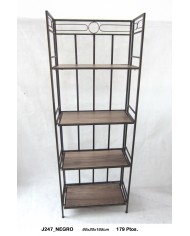 Estantería metálica alta color blanco