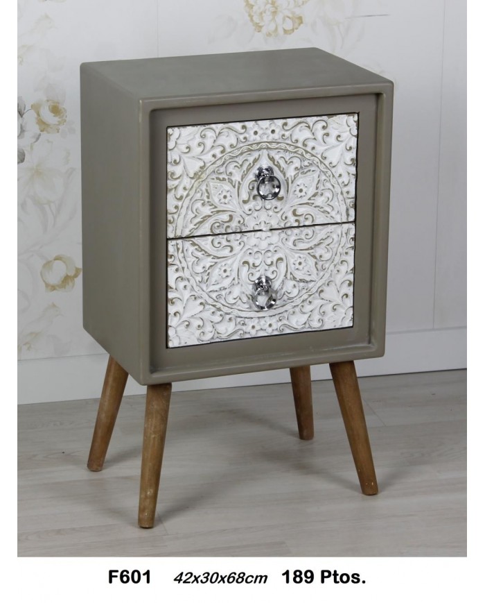 Mesita decorativa dos cajones