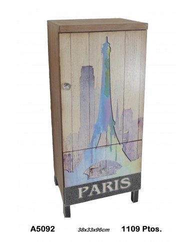 Mueble decorativo puerta y cajón