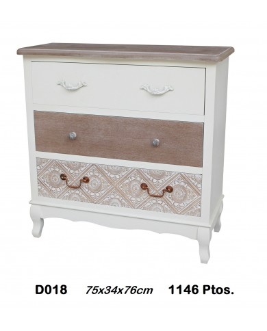 Cómoda decorativa patas