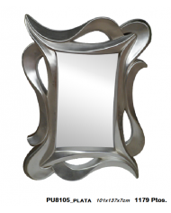 Espejo decorativo color champagne