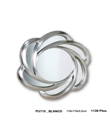 Espejo decorativo color blanco