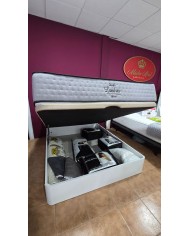 Canapé de madera + Colchón muelle ensacado + Visco