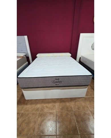 Canapé de madera + Colchón muelle ensacado + Visco