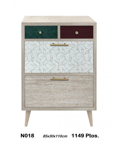 Mueble auxiliar patas