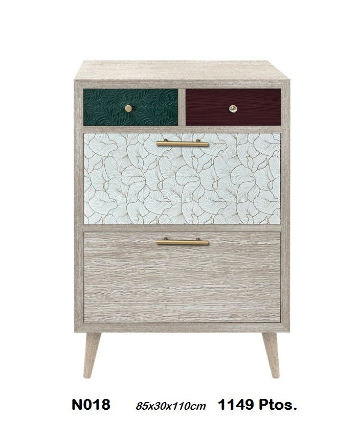 Mueble auxiliar patas