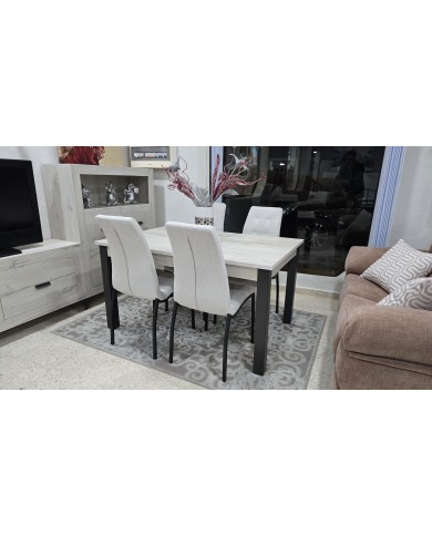 Conjunto Neblina - Mesa extensible y sillas