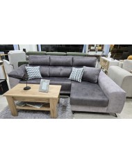 Chaise longue con respaldo reclinable y asientos deslizantes