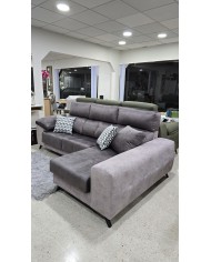 Chaise longue con respaldo reclinable y asientos deslizantes