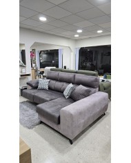 Chaise longue con respaldo reclinable y asientos deslizantes