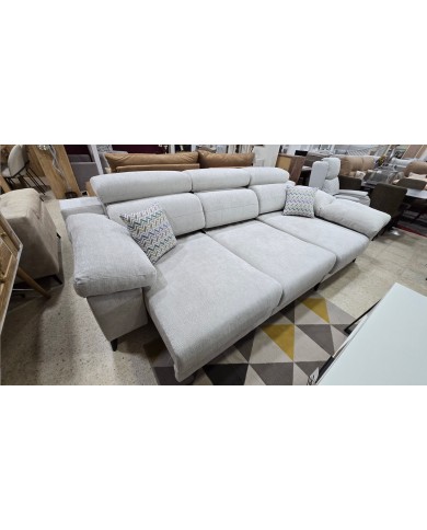 Chaise longue respaldo reclinable y asientos deslizantes de carro