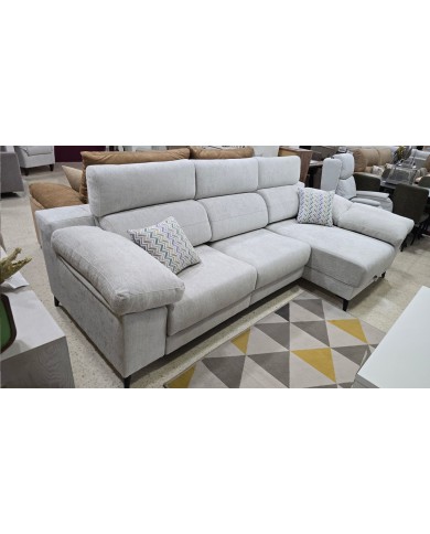 Chaise longue respaldo reclinable y asientos deslizantes de carro