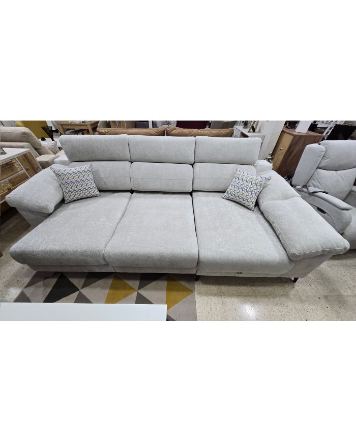 Chaise longue respaldo reclinable y asientos deslizantes de carro