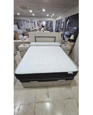 Chaise longue respaldo reclinable y asientos deslizantes de carro