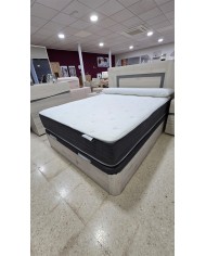 Conjunto canapé de madera y colchón 150x190cm