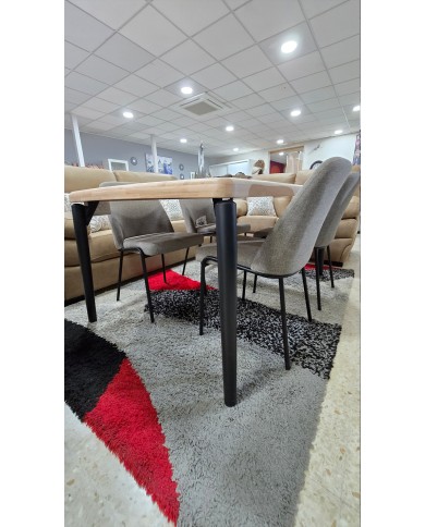 Conjunto de mesa comedor madera maciza de abeto