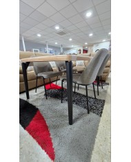 Conjunto de mesa comedor madera maciza de abeto