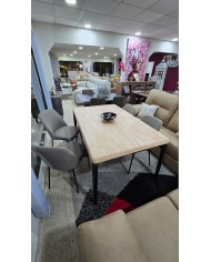 Conjunto de mesa comedor madera maciza de abeto