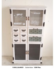 Vitrina decorativa color blanco