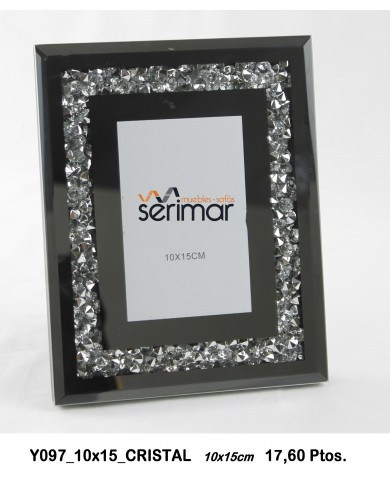 Portafotos decorativo cristal
