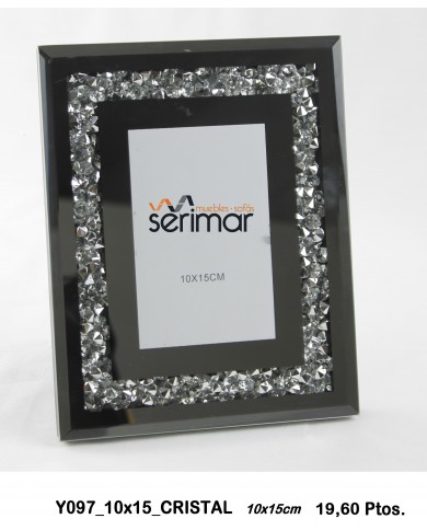 Portafotos decorativo cristal
