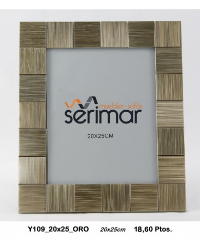 Portafotos decorativo oro