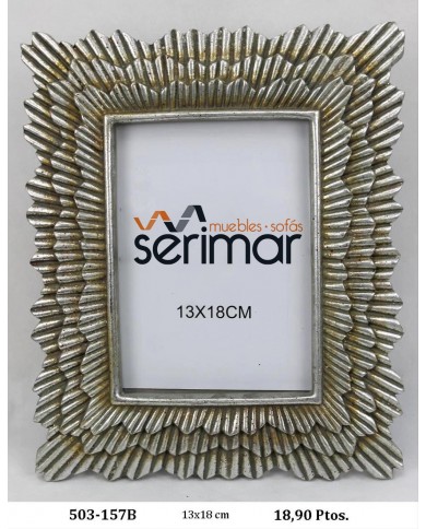 Portafotos decorativo color oro