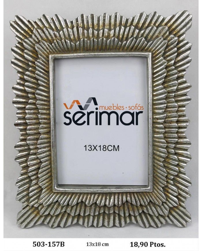 Portafotos decorativo color oro