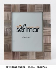 Portafotos decorativo color oro