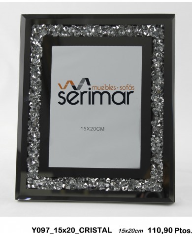 Portafotos decorativo cristal