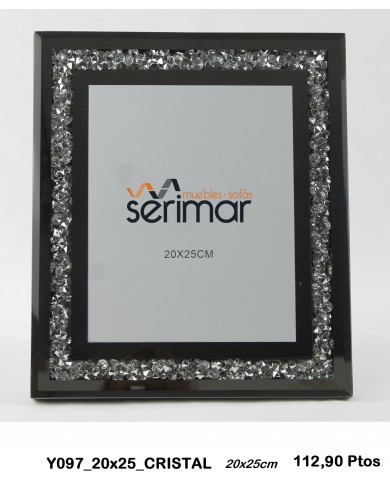 Portafotos decorativo cristal