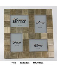 Portafotos decorativo cristal