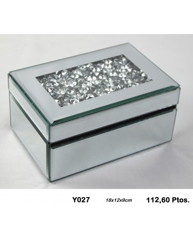 Joyero decorativo cristal