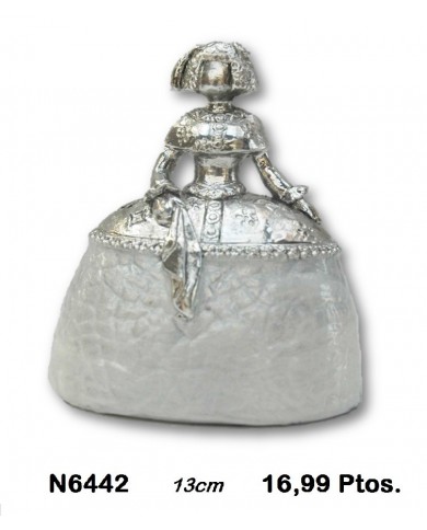 Bailarina decorativa plata