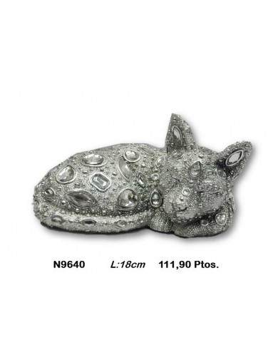 Lince decorativo plata