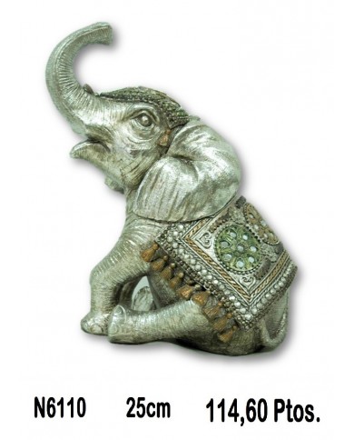 Elefante decorativo color oro