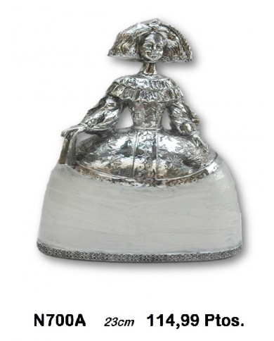 Bailarina decorativa plata