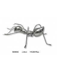 Bailarina decorativa plata detalles cristal