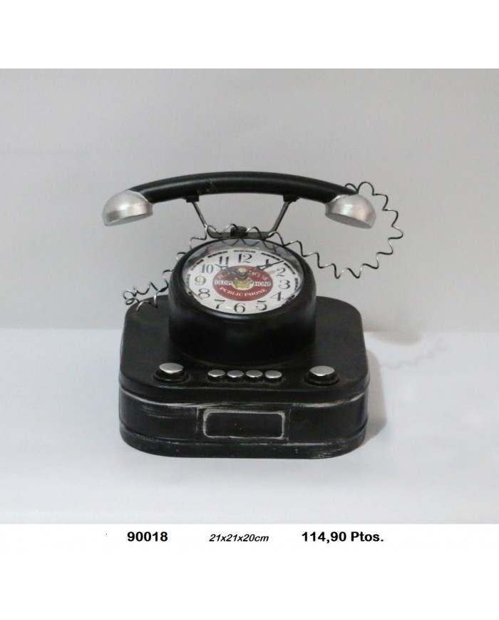 Teléfono antiguo decorativo