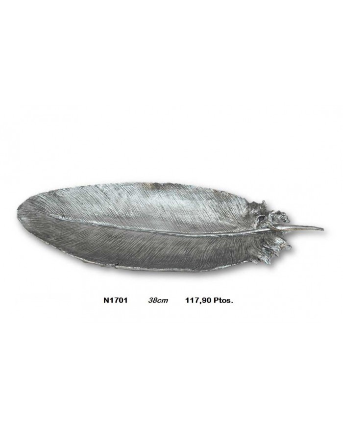 Hoja decorativa plata