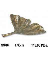 Bailarina decorativa plata y oro