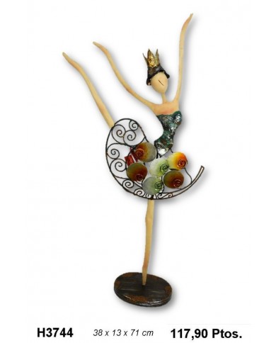 Bailarina decorativa corona