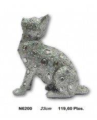 Figura don quijote y sancho color oro envejecido