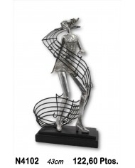 Decorativos plata detalles cristal