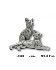 Decorativos plata detalles cristal