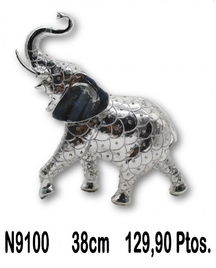 Elefante decorativo plata